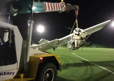 crane hire northern beaches plane recovery