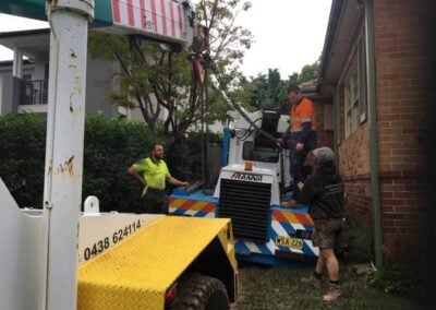 Bogged Crane recovery with mobile franna crane