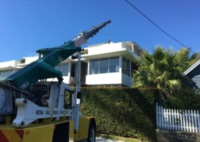 Mobile Crane Hire Sydney Lift on to roof