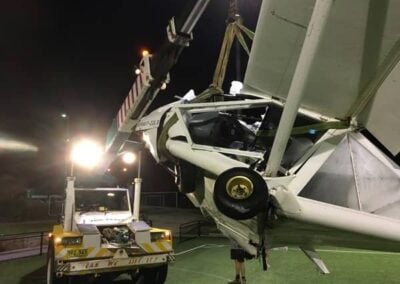 vehicle recovery plane belrose northern beaches crane hire